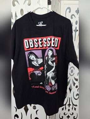 Olivia Rodrigo OR Obsessed Guts I got Issues Tour Graphic XL Black Cotton NWOT